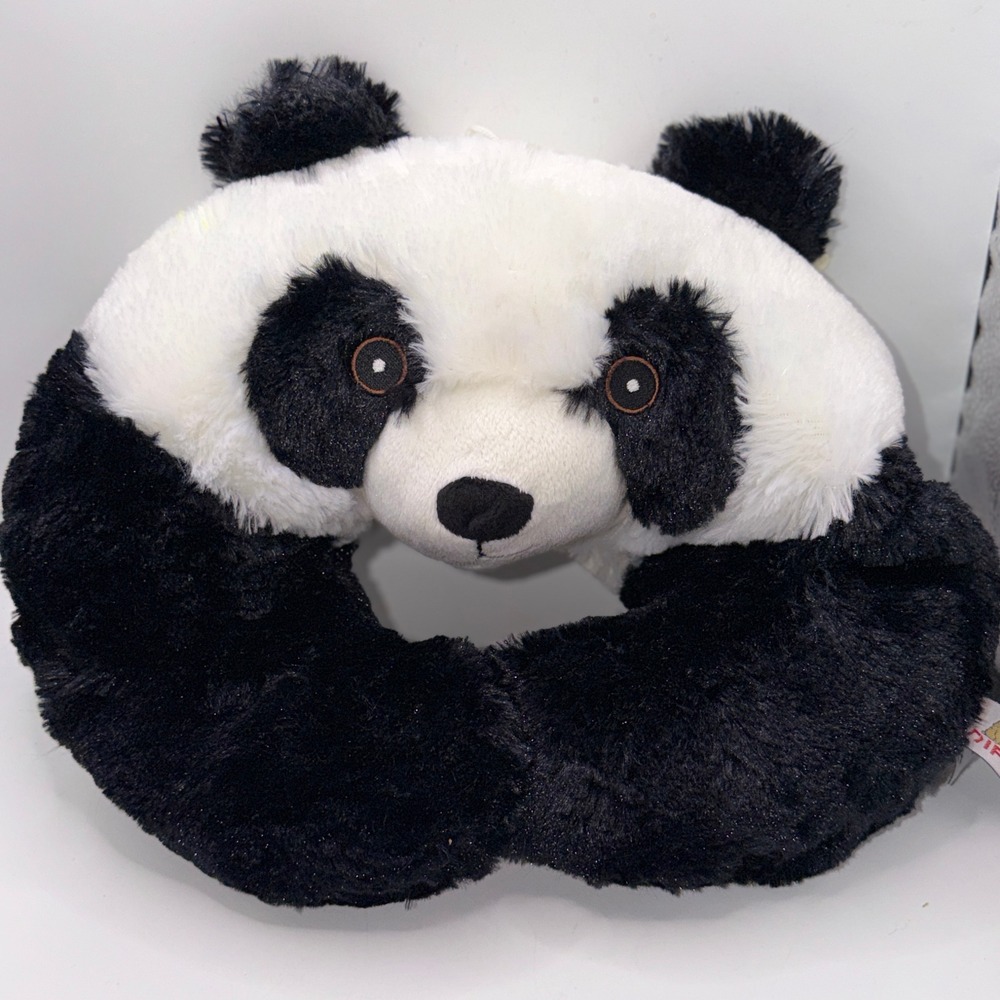 Unipak 12" Panda Neck Pillow Plush Kawaii Travel Comfort Animal Core 8989PA